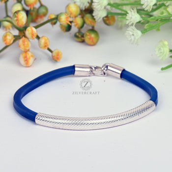 Blue Carving Bracelet