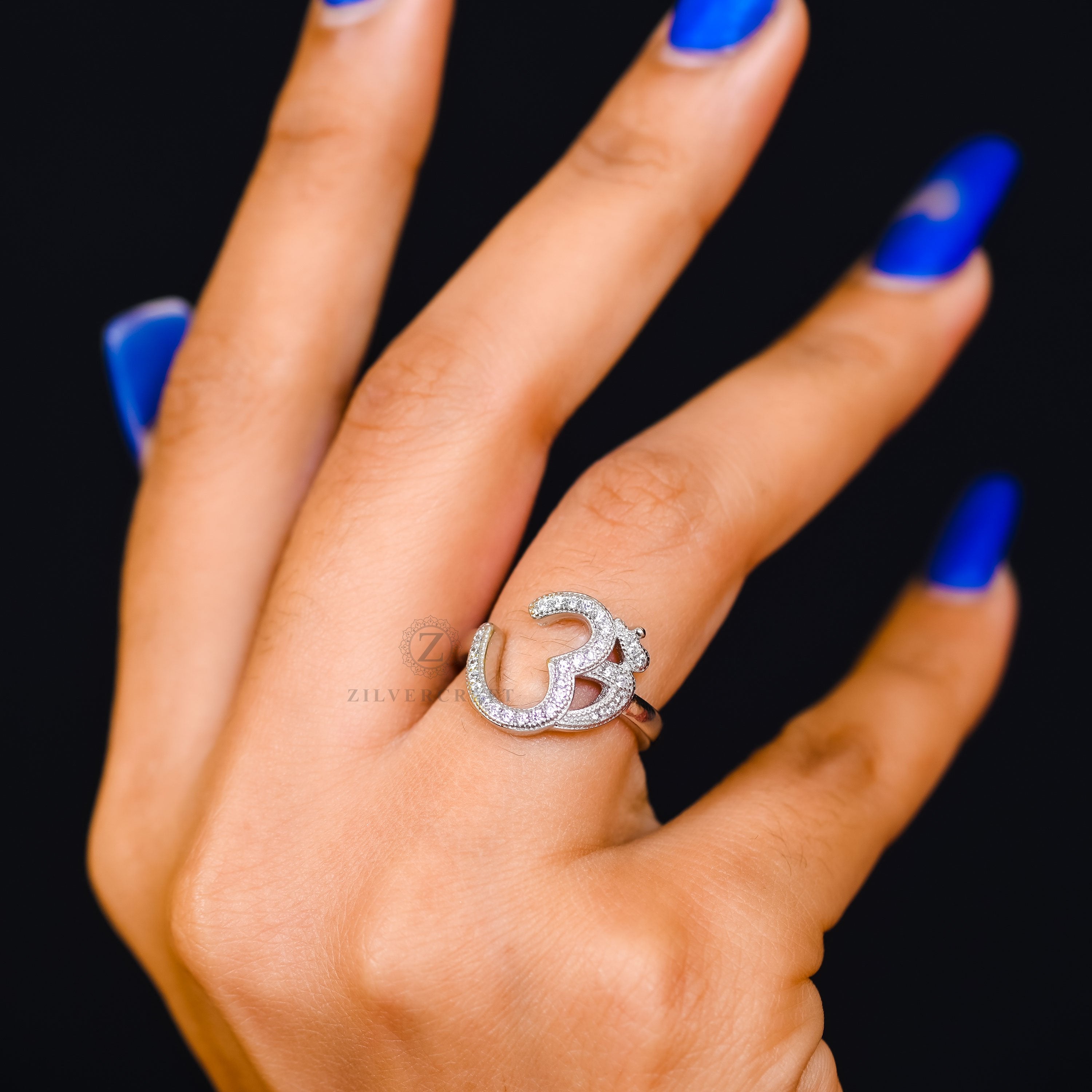 TRISHAKTI Ring, Trishul Ring, Bohemian Indian Ethnic Artisan Adjustabl –  Rudraksha Gems
