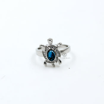 Blue Turtle Ring