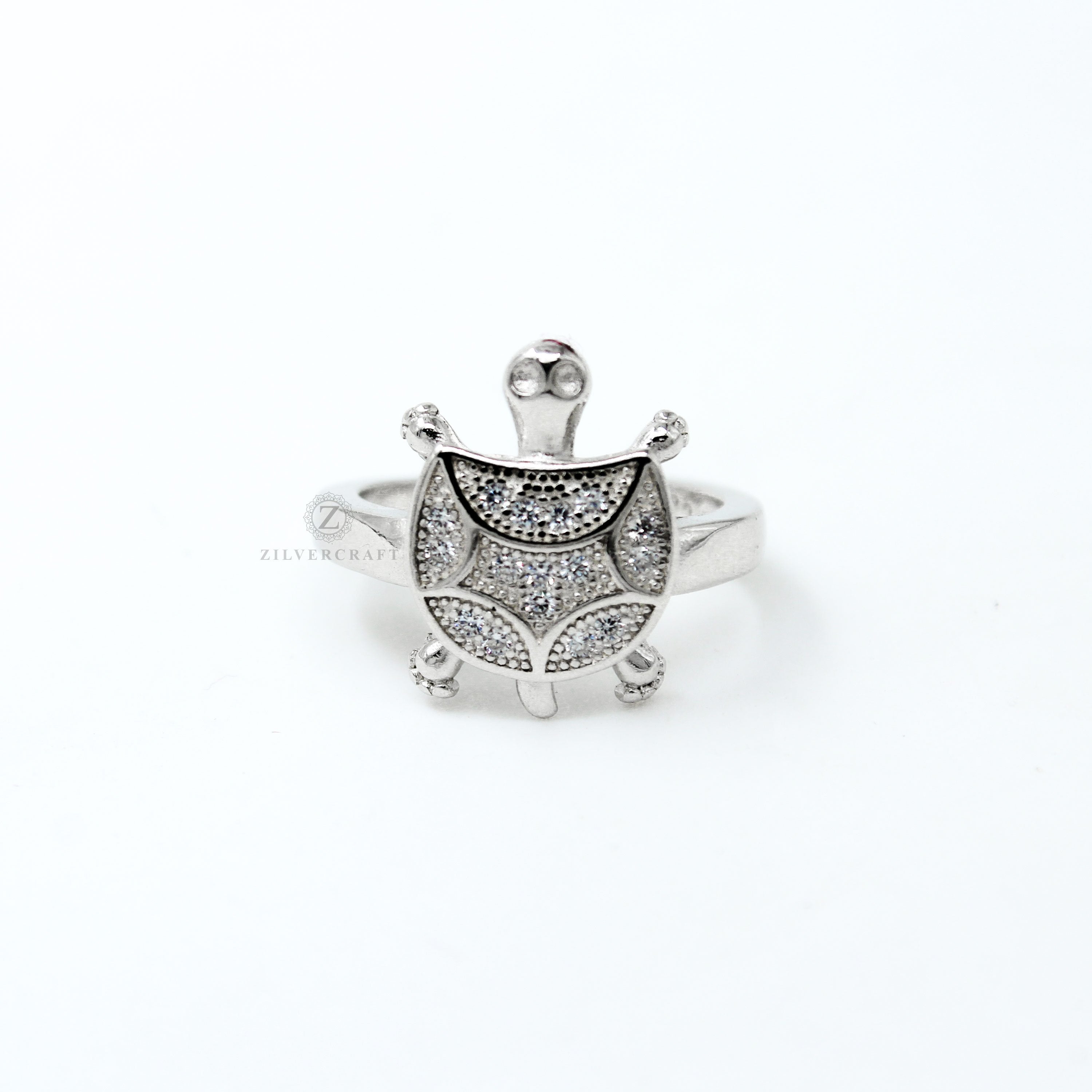 1pc New Arrival Unisex Cute Tortoise Ring 316L Stainless Steel Punk Jewelry  Golden Silver Color Animal Tortoise Ring