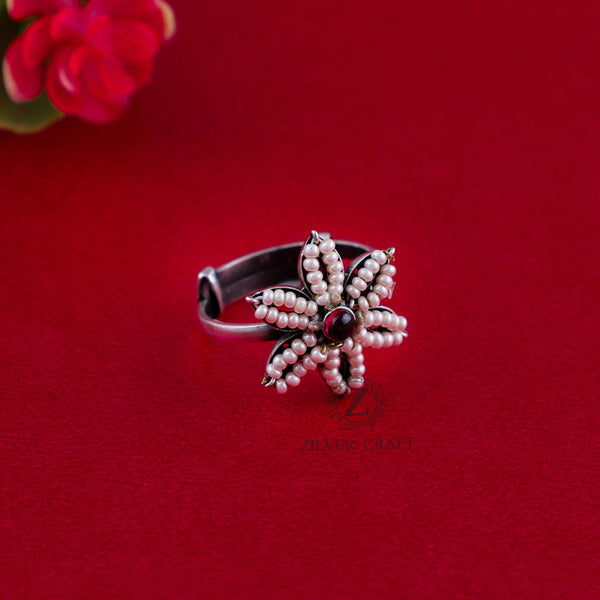 Women Elegant White Big Pearl Ring For Women 925 Sterling Silver Engagement  Gift | eBay